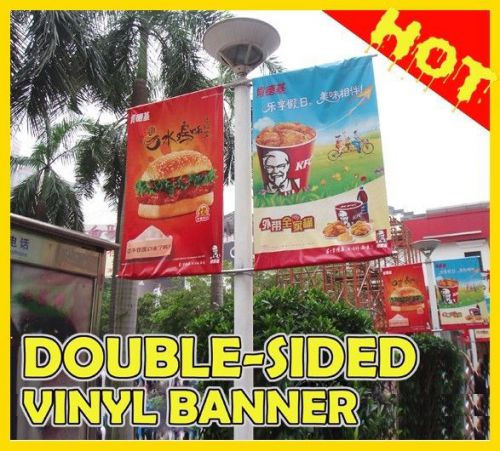2x8ft custom double sided printing vinyl banner sign for sale