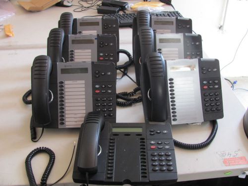 Lot of 7 Mitel 5212 IP VoIP SIP Telephone Phone Dual Mode 50004890 56007472