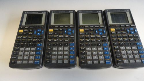 T19:  texas instruments ti-80 graphing calculator  power on parts or repair for sale