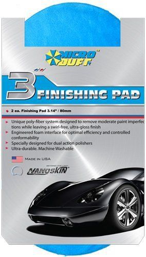 New nanoskin (mb-fpd3-2pk) microbuff 3&#034; finishing pad  (pack of 2) for sale