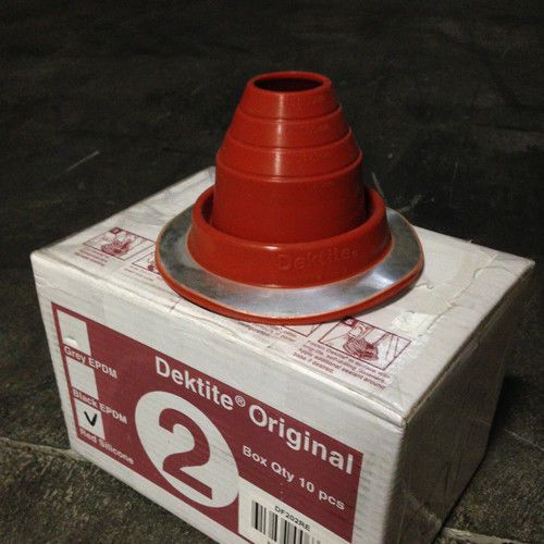 No 2 silicone hi-temperature pipe flashing boot by dektite for metal roofing for sale