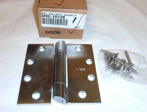 Ives 3cb1hw 4.5&#034; x 4.5&#034; 652 ht heavy weight door mortise hinge satin chrome new for sale