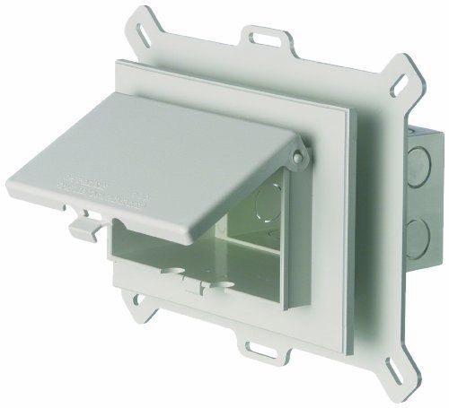 Arlington DBHS1W-1 Electrical Box with Weatherproof Cover for Vinyl-Siding, New