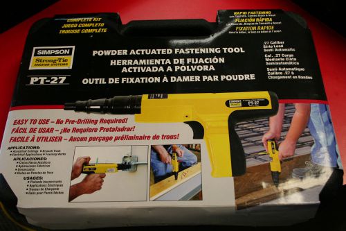 Simpson powder actuated fastening tool pt-27  - new for sale