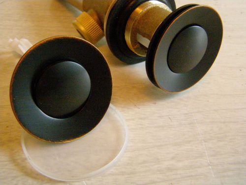 NEW Brushed Bronze Solid Brass Pop-Up Drain Kit for Sink Repair Ships Free