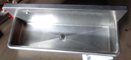 4&#039; STAINLESS TROUGH URINAL