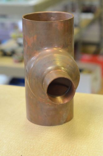 Nibco copper 4&#034; x 2&#034; reducing tee fitting coupling for sale