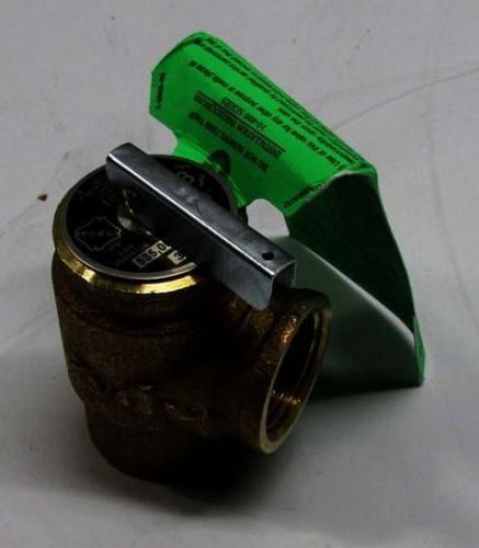 Lot of 2 apollo 3/4in safety relief valve 10-408-05 30 psi bronze for sale