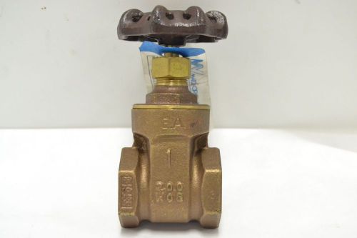 New matco nsf61-8 brass threaded 1 in gate valve b284574 for sale