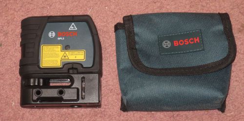 New Bosch GPL3 3-Point Self-Leveling Alignment Laser new with case sweet