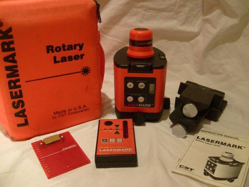 Lasermark Rotary Laser with LD-100 Laser Detector by CST Corporation