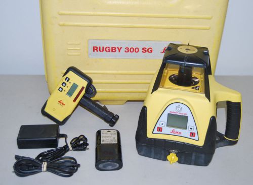 Leica rugby 300 sg single grade rotary laser - #12223038 for sale