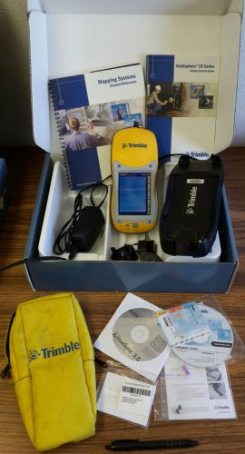 Trimble geoxt geoexplorer 2003 series gps pocket pc w/ docking station &amp; charger for sale