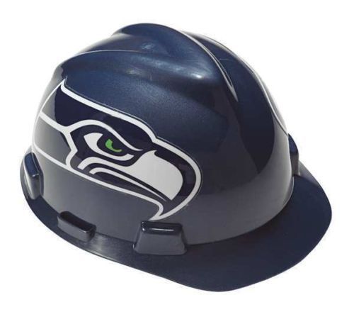 MSA 818410 Officially Licensed NFL V-Gard Hard Hat- Seattle Seahawks