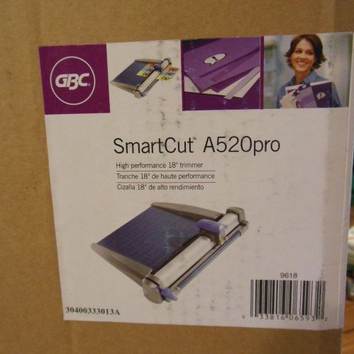 GBC SMARTCUT 18&#034; Paper Cutter Trimmer A520pro New in Box