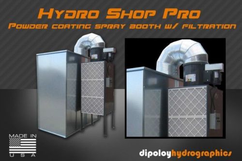Paint shop commercial powdercoating spray booth - paint, hydrographics, coatings for sale