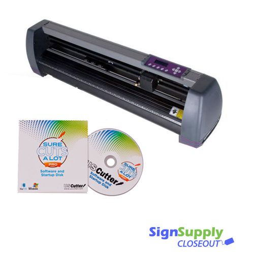 34&#034; mh series vinyl cutter, sign tshirt decal banner machine w/scal pro software for sale