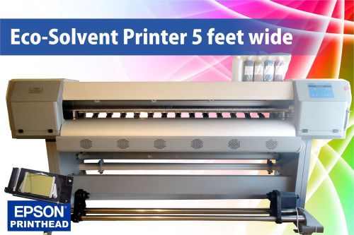 Solvent Printer 1.8 mts (62&#039;&#039;) BRAND NEW EPSON DX5 PRINTHEADS BANNER VINYL SIGN