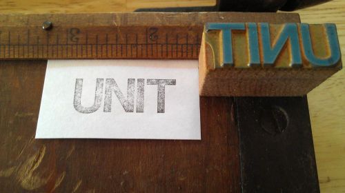 Letterpress Printing Printers Block Woodblock UNIT
