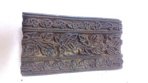 Vintage bigsize deep inlay handcarved bunch of rose textile printing block/stamp for sale