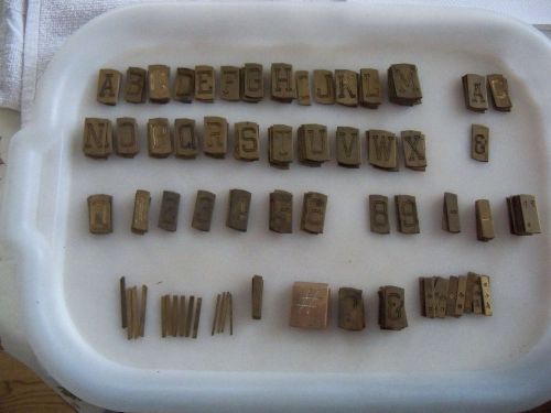 Double Line Roman New Hermes Brass Engraving Letters, Numbers Over 190 pieces
