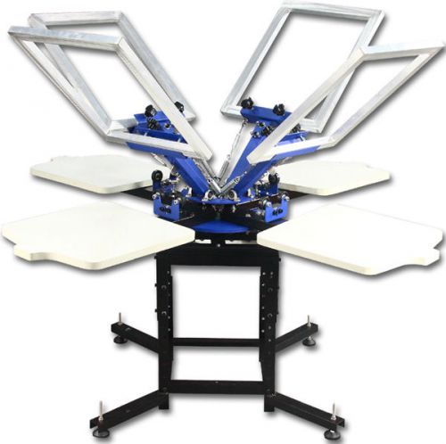 New stock! 4-4 Silk Screen Printing Press Machine Commercial Equipment T-shirt