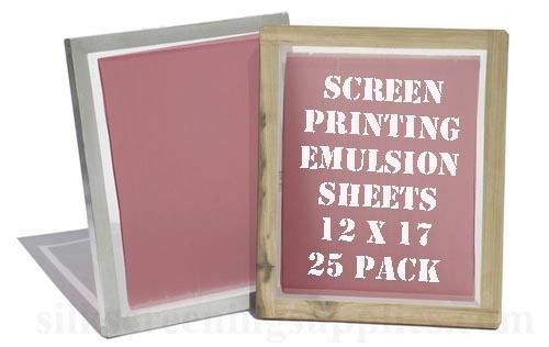 Emulsion Sheets - 25  Pack - 12&#034;x17&#034;
