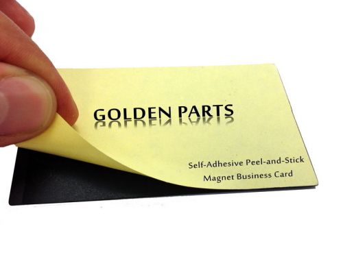 250 Self-Adhesive Peel-and-Stick Business Card Size Magnets