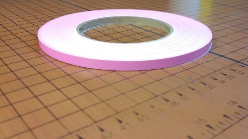 1/4&#034; x 150&#039; self adhesive vinyl soft pink rally pin stripe tape pinstriping for sale