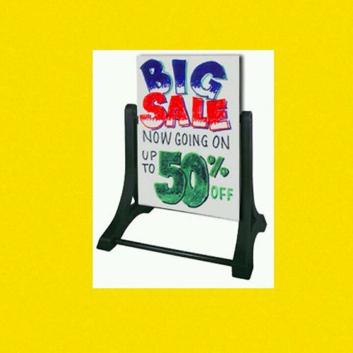 FREE SAME DAY SHIPPING!! WRITE-ON/WASH-OFF WHITE SWINGER SIDEWALK SIGN