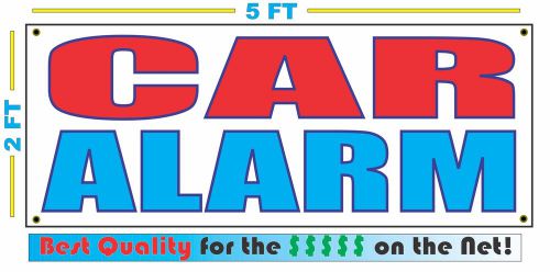 CAR ALARMS Banner Sign NEW Larger Size Best Quality for The $$$