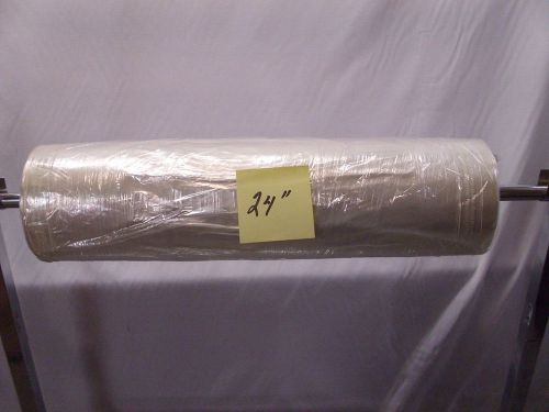 Opened Roll of 500 Dry Cleaning Clear 20&#034; x 24&#034; Poly Garment Bags for Jack Rack