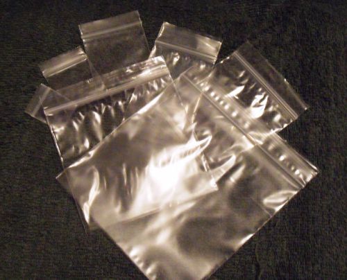 500 pick your own sizes &#034;mini-zip&#034; 2mil zip lock bags for sale