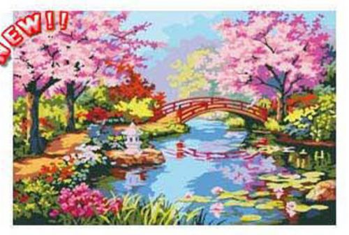 Wall hanging diy paint by number digital acrylic painting art canvas home decor for sale