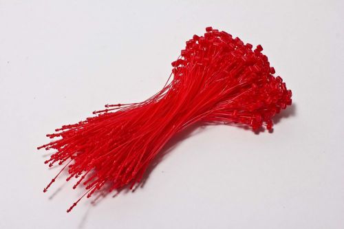 5&#034; Red Security Loops /FASTENERS NO TAGGING GUN NEEDED 5000/PACK FOR ALL TYPE