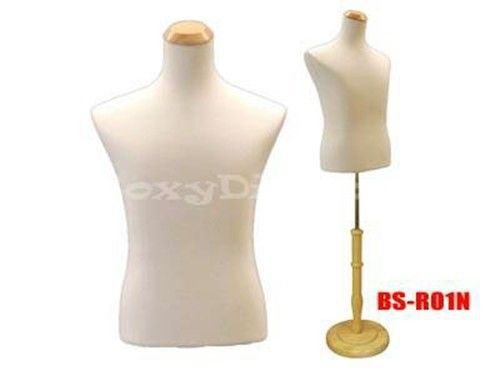 Male hard foam shirt dress form #jf-33m01+bs-r01n for sale