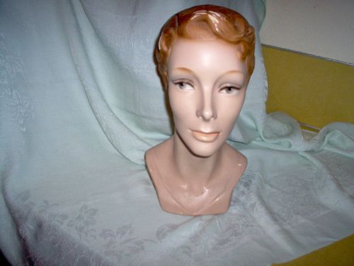 Mannequin Head Female - Vintage Original Head