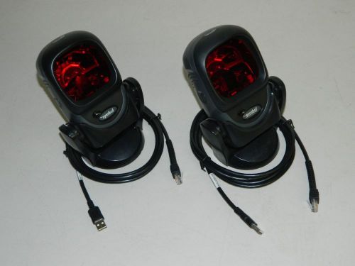 2x Symbol LS9208 Laser Scanner  w/STAND &amp; OEM USB Cable FAST FREE US SHIP!!