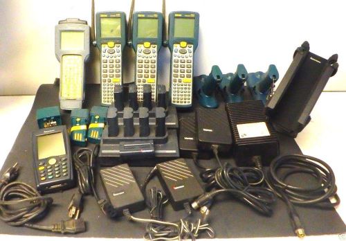 HUGE INTERMEC POS LASER BARCODE SCANNER W EXTRA LOT WITH TONS OF EXTRAS - AS IS