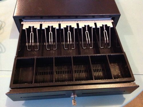 APG  CASH REGISTER DRAWER, REMOVEABLE COIN TRAY, WITH KEY, POS, TANNING SALON
