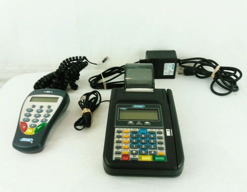 Hypercom T7 Plus Credit Card Reader and Printer with Hypercom S9C Debit Pin Pad