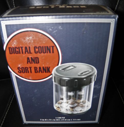Digital Count and Sort Bank for Coins