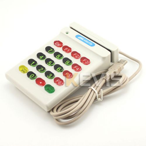 New usb magnetic card reader keyboard for sale
