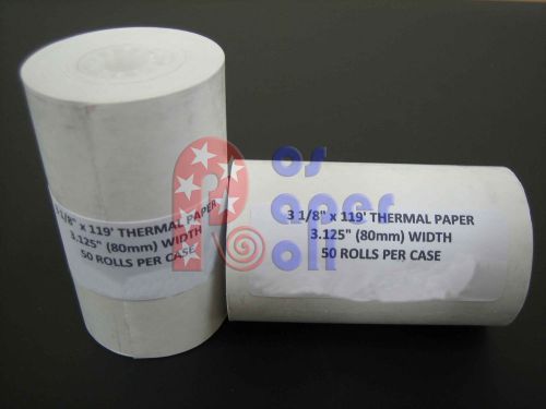 3 1/8 X 200&#039; Thermal Paper (30 Rolls Per Case) [Office Product]