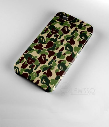 New Design Bathing Ape camo 3D iPhone Case Cover