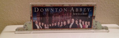 DOWNTON ABBEY Acrylic Store Display advertising Downton Abbey Jewelry