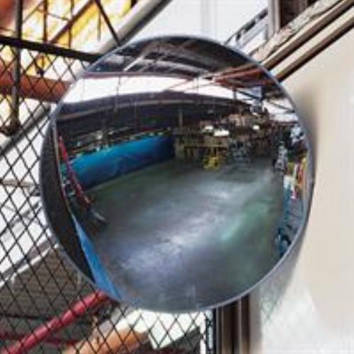 New indoor 26&#034; convex acrylic security mirror surveillance - see choice of used for sale
