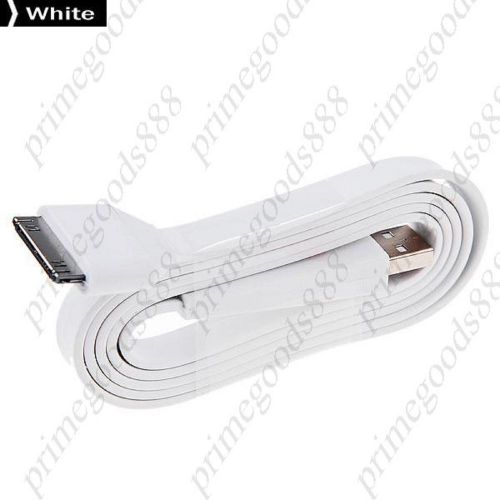 1M USB 2.0 Male to 30 pin Dock Connector Cable Charger Deals Adapter White