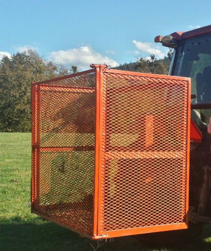 Homebuilt 3 point hitch tractor utility basket for sale