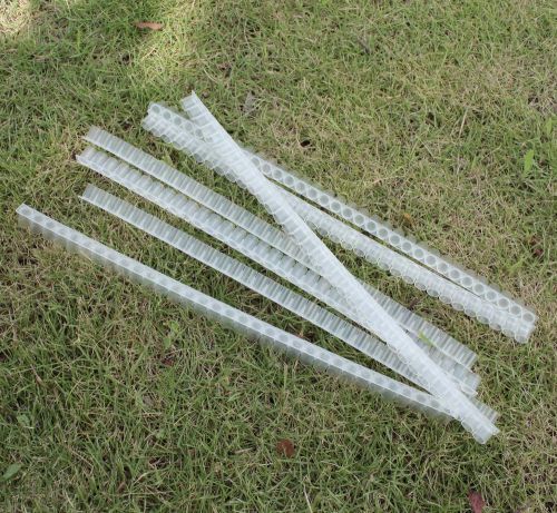 10 PCS QUEEN BEE CELL BAR STRIP SET BASE FOR BEEKEEPING WITH QUEEN CELL CUPS
